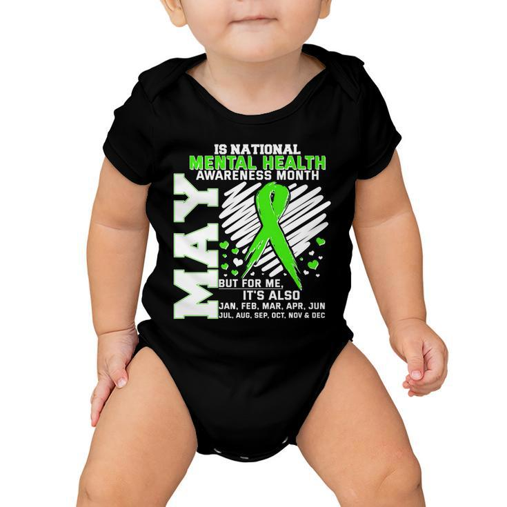 Mental Health Awareness Month Is All Year Long Baby Onesie