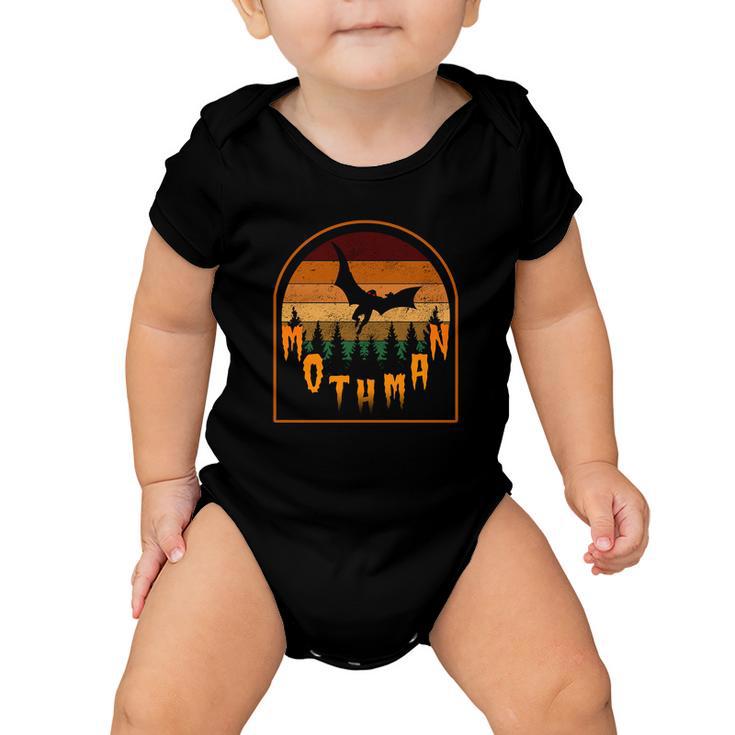 Mothman Vintage Retro Baby Onesie