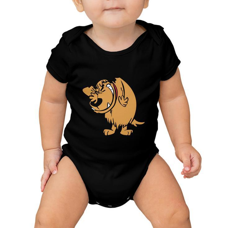 Muttley Dog Smile Mumbly Wacky Races Funny Tshirt Baby Onesie