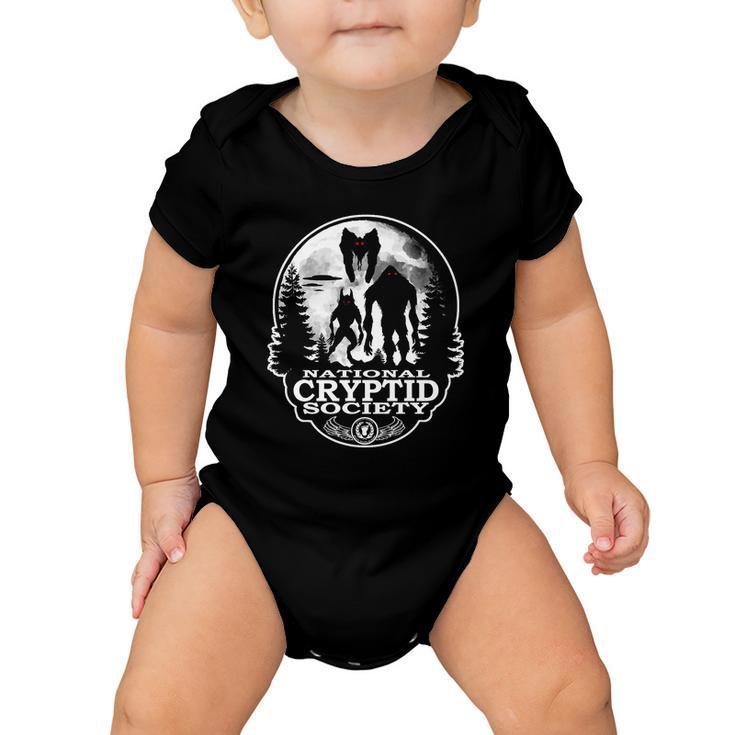 National Cryptid Society Mothman Tshirt Baby Onesie