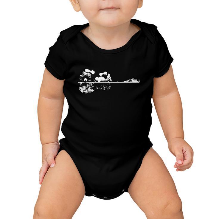 Nature Guitar Tshirt Baby Onesie