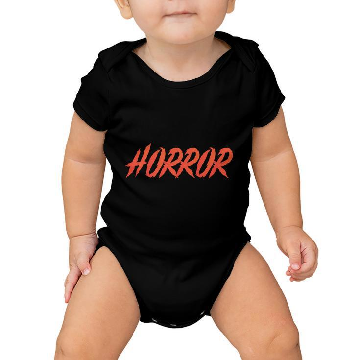 Night Of Horror Halloween Quote Baby Onesie