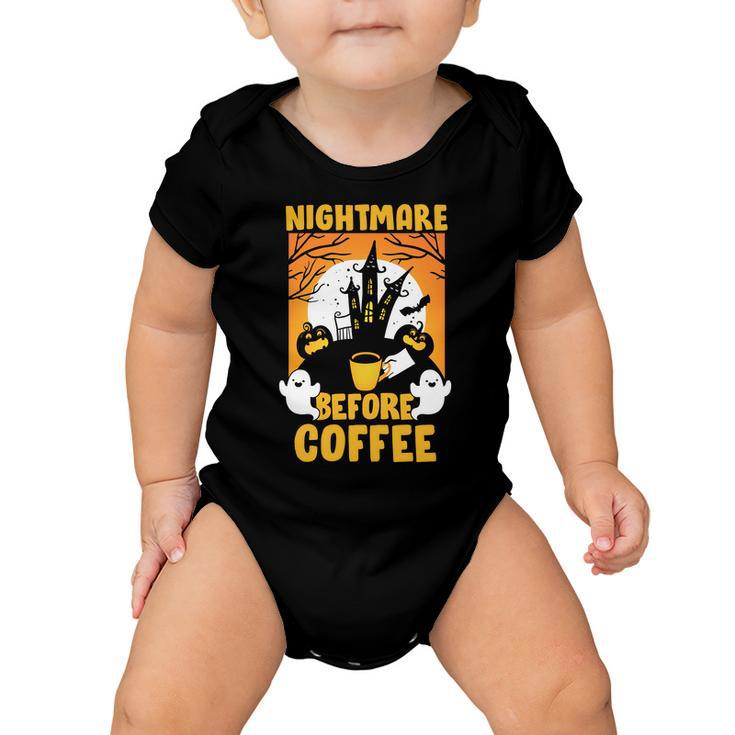 Nightmare Before Coffee V2 Baby Onesie