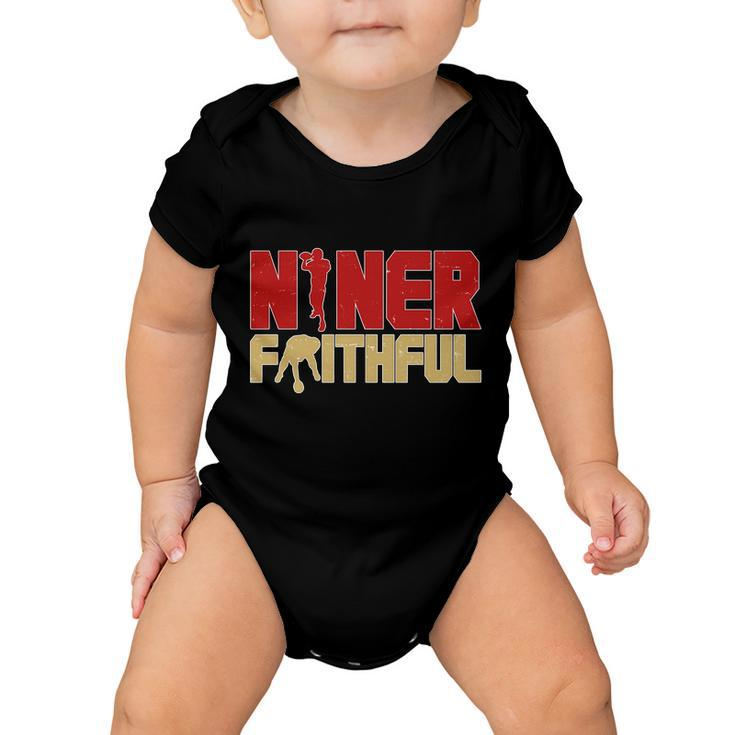 Niner Faithful Baby Onesie