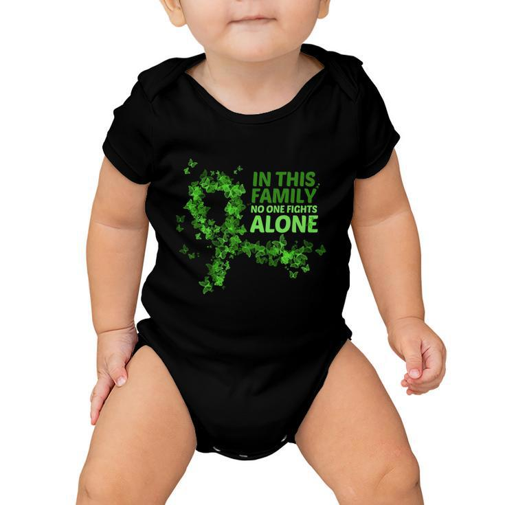 October Depression Month In This Family No One Fights Alone Gift Baby Onesie