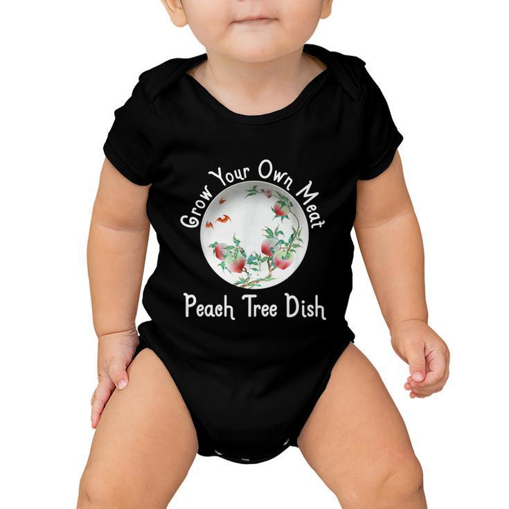 Peach Tree Dish Baby Onesie
