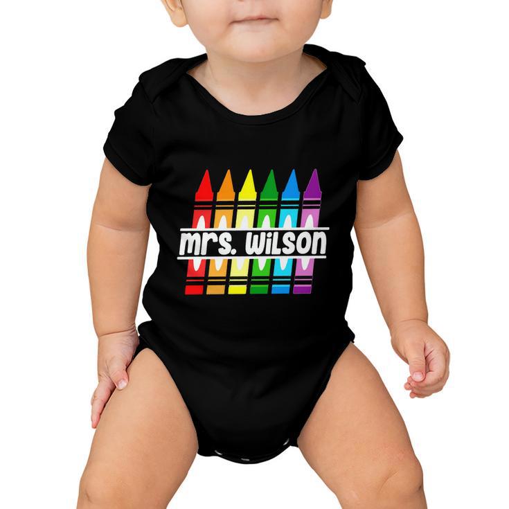 Personalized Name Black To School Teacher Gift Baby Onesie