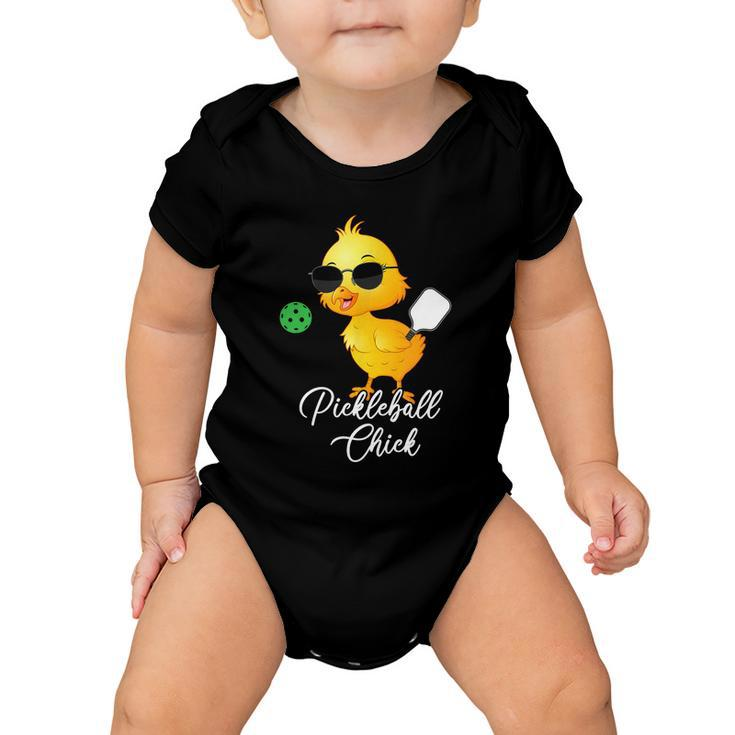 Pickleball Chick Funny Pickleball Tshirt Tshirt Baby Onesie
