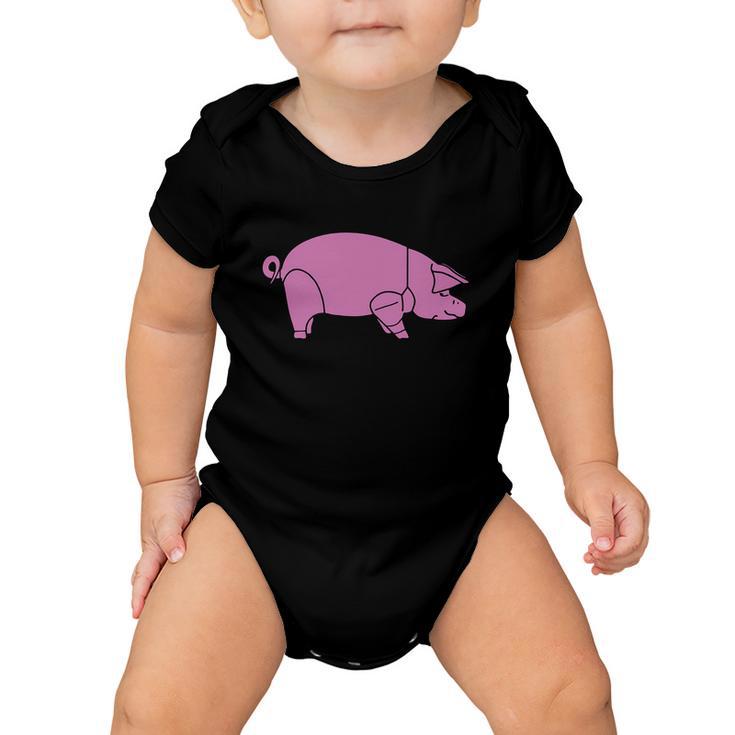 Pig As Worn By Dave Gilmour Tshirt Baby Onesie