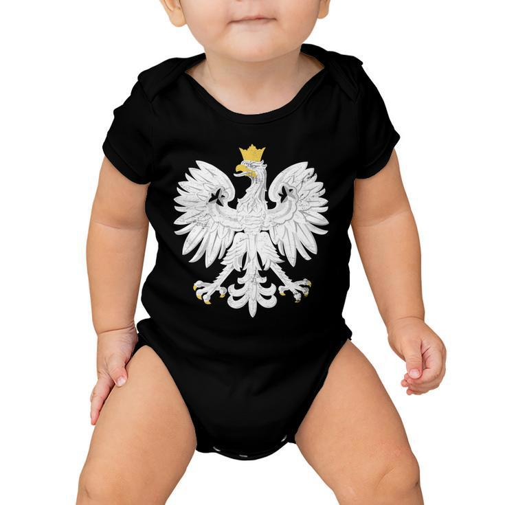 Poland Pride Vintage Eagle Tshirt Baby Onesie