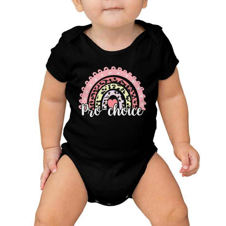 Pro Choice Feminist Rainbow Baby Onesie