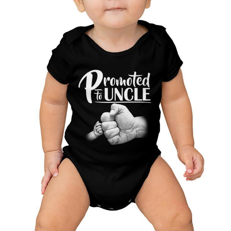 Promoted To Uncle Tshirt Baby Onesie