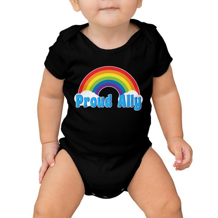 Proud Ally Lgbt Support Baby Onesie