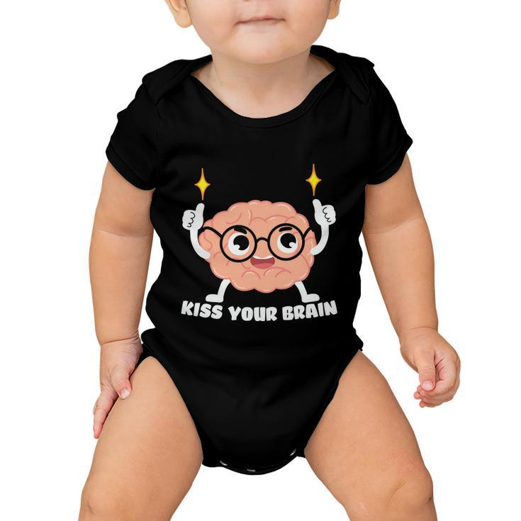 Proud Teacher Life Kiss Your Brain Premium Plus Size Shirt For Teacher Female Baby Onesie
