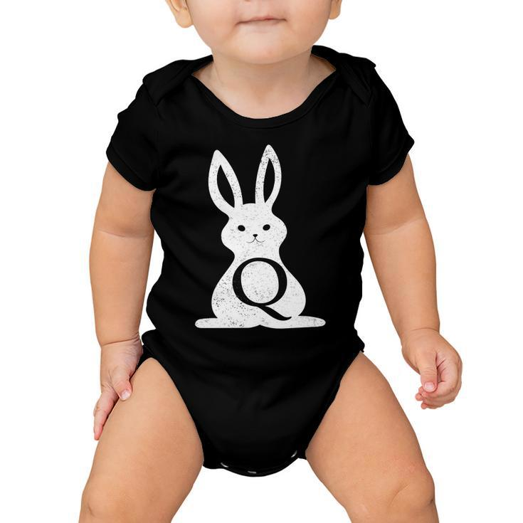 Q Anon Bunny Qanon Baby Onesie