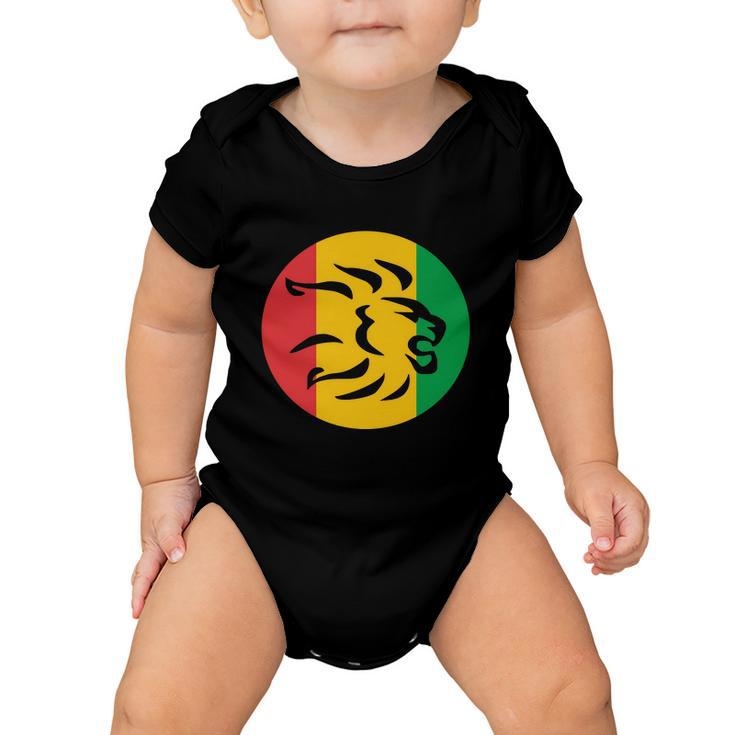 Rasta Lion Head Reggae Dub Step Music Dance Tshirt Baby Onesie