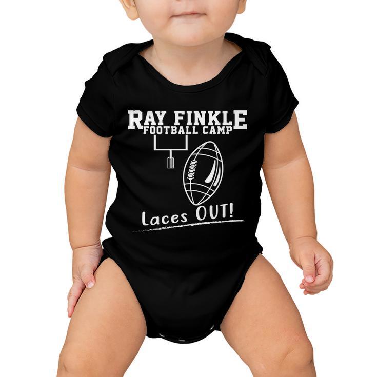 Ray Finkle Football Camp Laces Out Baby Onesie