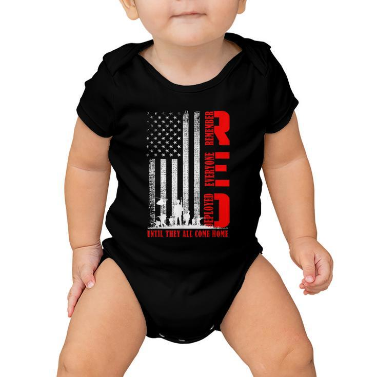 Red Friday Military Us Army Remember Erveryone Deployed Baby Onesie