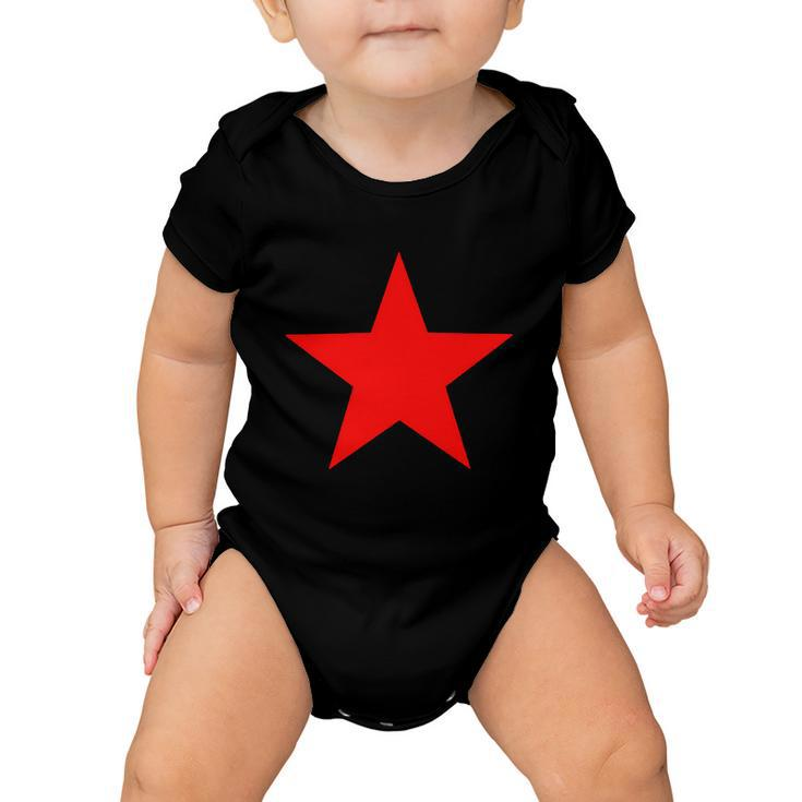 Red Star Tshirt Baby Onesie