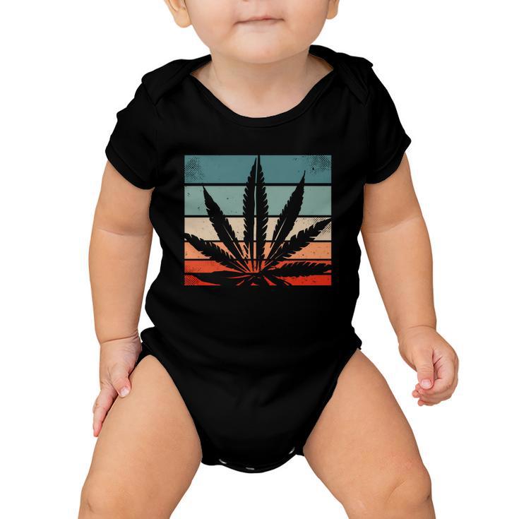 Retro Cannabis Baby Onesie