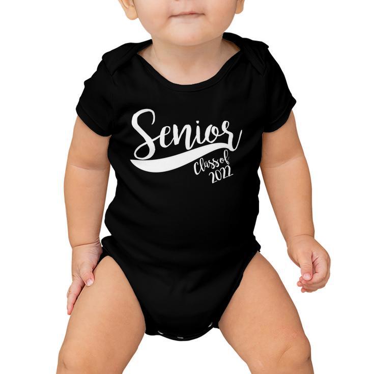 Senior Class Of 2022 Graduation Logo Baby Onesie