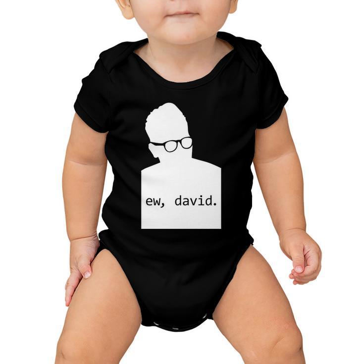 Silhouette Ew David Baby Onesie