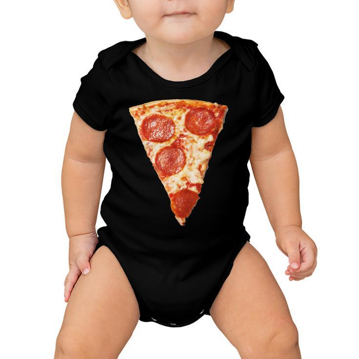 Slice Of Pepperoni Pizza Baby Onesie