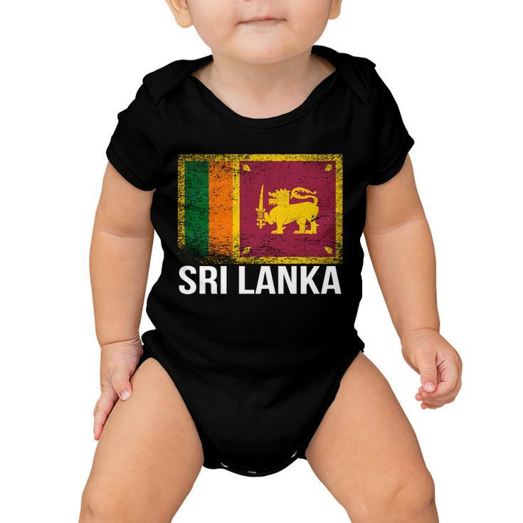 Sri Lanka Flag Baby Onesie
