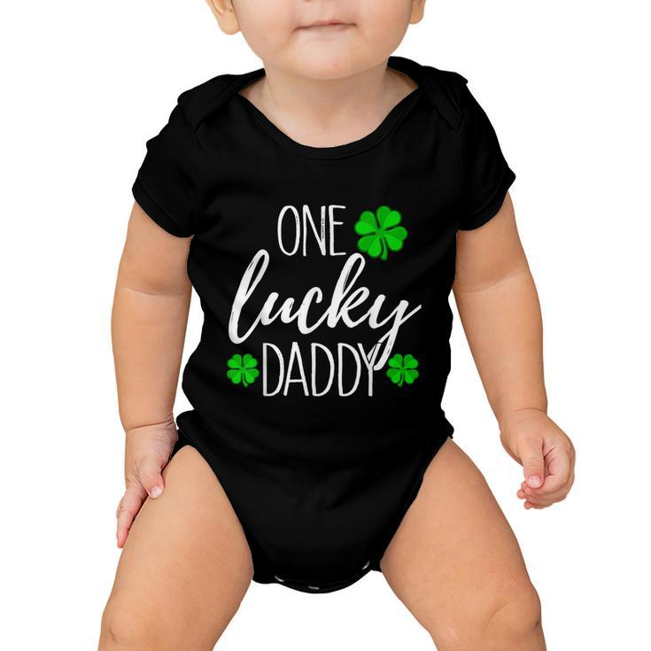 St Patricks Day One Lucky Dad Tshirt Baby Onesie