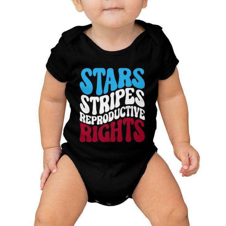 Stars Stripes Reproductive Rights Feminist Usa Pro Choice Baby Onesie