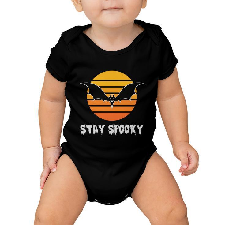 Stay Spooky Dracula Funny Halloween Quote Baby Onesie