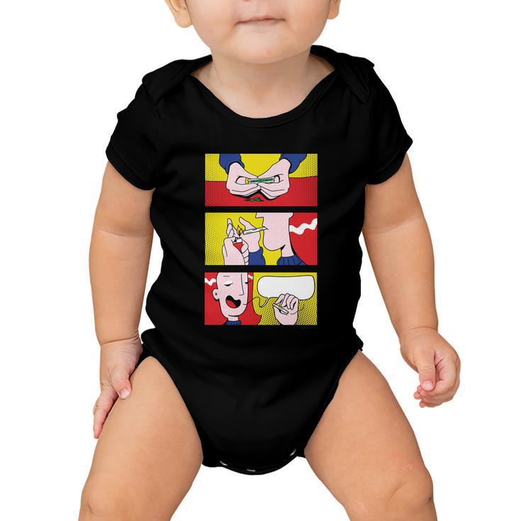 Stoner Comic Tshirt Baby Onesie