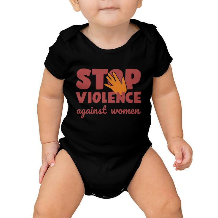 Stop Violence Against Women Baby Onesie