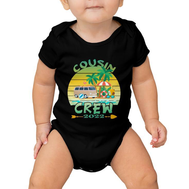 Summer Cousin Crew Vacation 2022 Beach Cruise Family Reunion Gift Baby Onesie