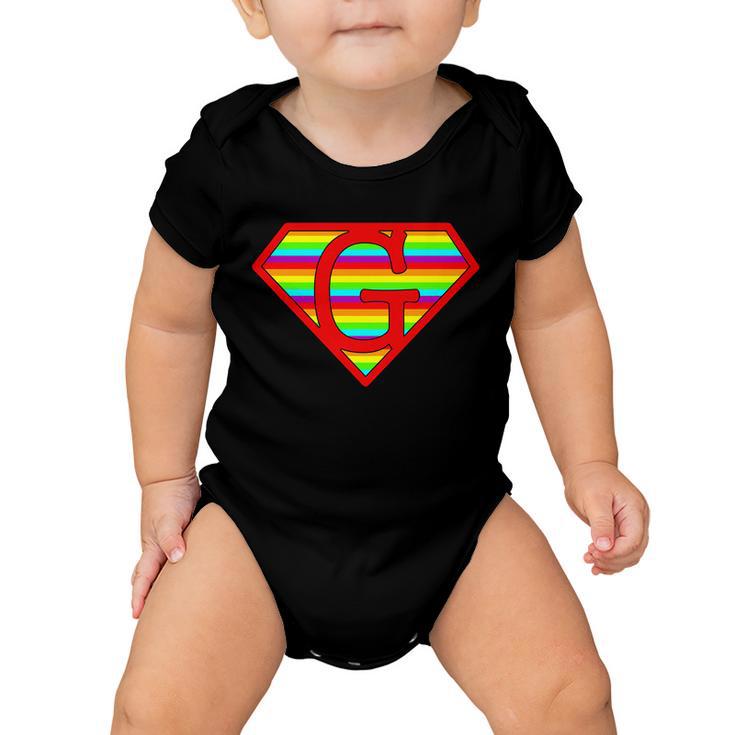 Super Gay Logo Baby Onesie