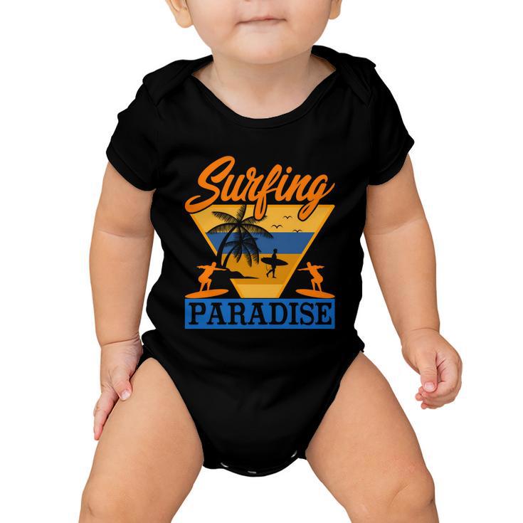 Surfing Paradise Summer Surf Baby Onesie