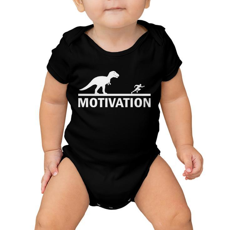 T-Rex Motivation Baby Onesie