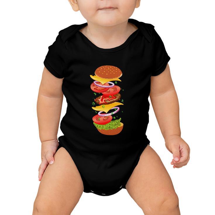 Tasty Cheeseburger Baby Onesie