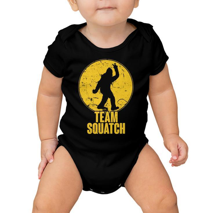 Team Squatch Bigfoot Sasquatch Baby Onesie