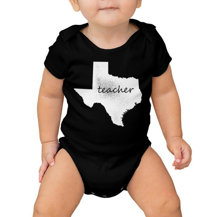 Texas Teacher Baby Onesie