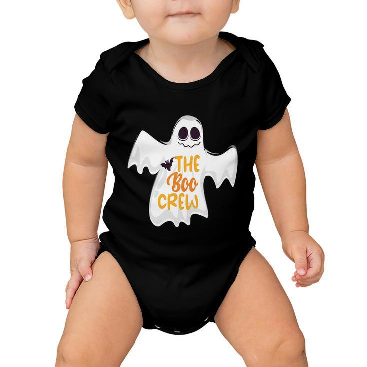 The Boo Crew Funny Halloween Quote Baby Onesie