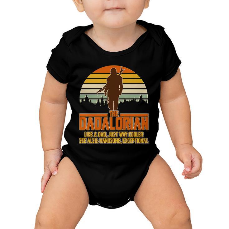 The Dadalorian Like A Dad Handsome Exceptional Tshirt Baby Onesie