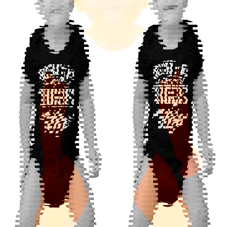 Trucker Truck Driver Wife Rockin’ Life As A Trucker’S Wife Hoodie