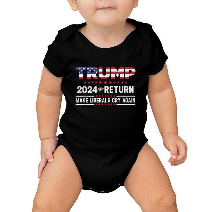 Trump 2024 Impeach Biden 2024 Election Trump Trump  Baby Onesie
