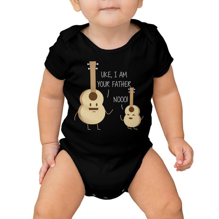 Uke I Am Your Father Ukulele Guitar Tshirt Baby Onesie