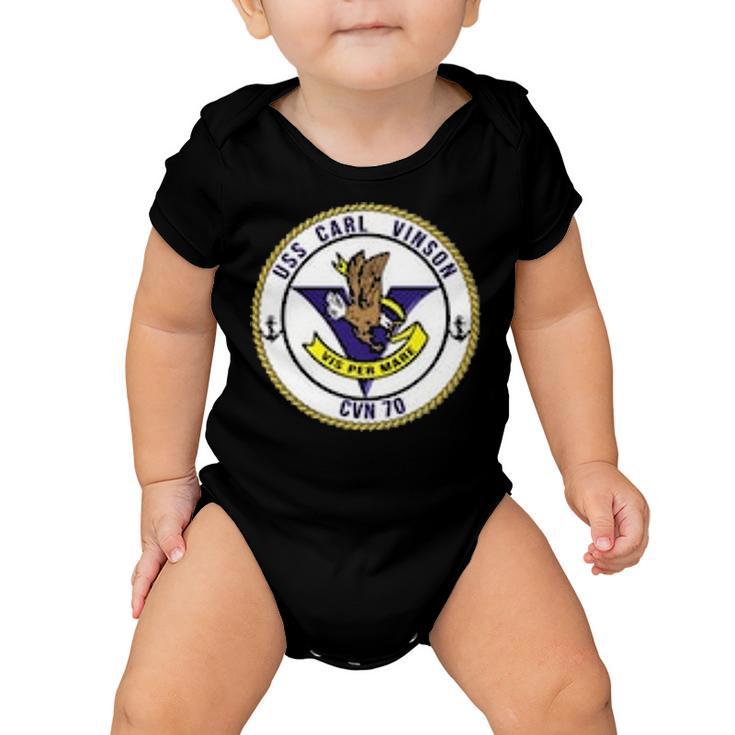 Uss Carl Vinson Cvn  Baby Onesie