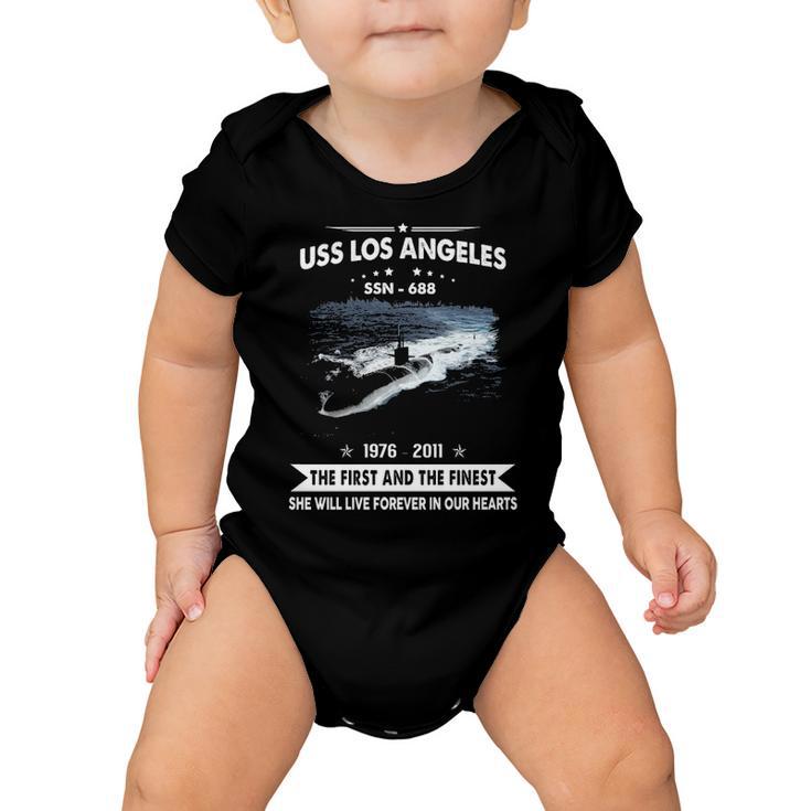 Uss Los Angeles Ssn  Baby Onesie