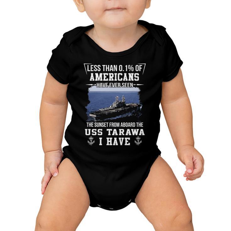 Uss Tarawa Lha 1 Sunset Baby Onesie