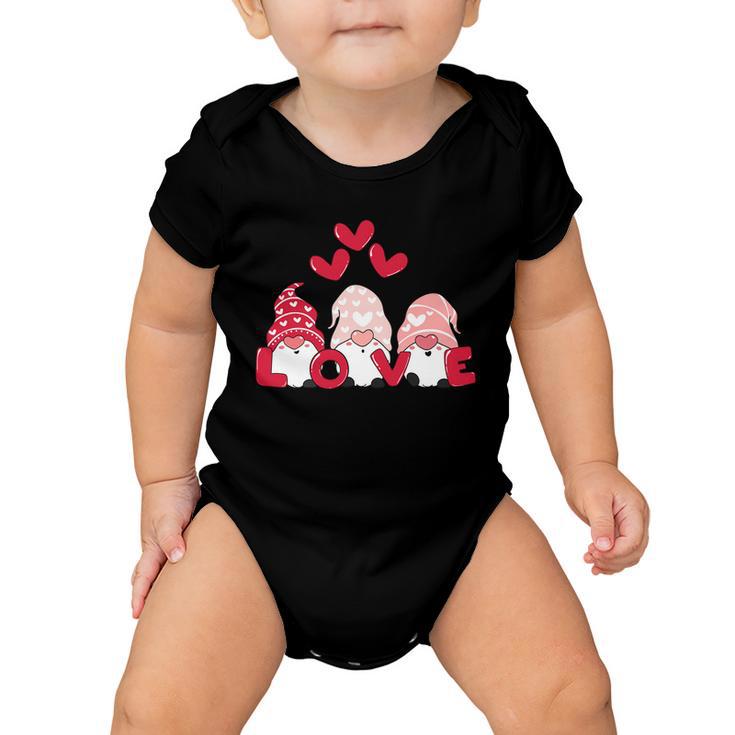 Valentines Day Gnomes V2 Baby Onesie