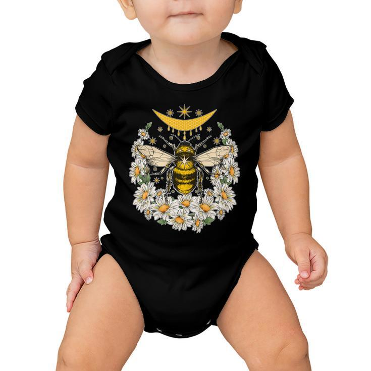 Vintage Daisy Honey Moon Bee Tshirt Baby Onesie